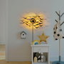 Opviq Flying Birds Lámpara de Pared Negra